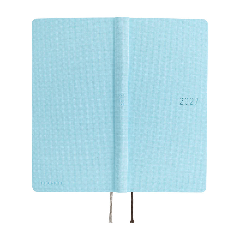 2027 Hobonichi Weeks MEGA Colors: Sea Glass《ENG/Tall & Slim/MEGA/Jan start》