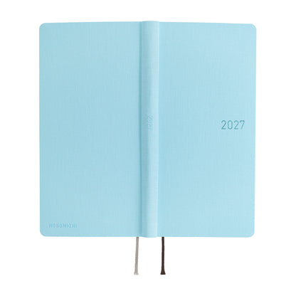2027 Hobonichi Weeks MEGA Colors: Sea Glass《ENG/Tall & Slim/MEGA/Jan start》