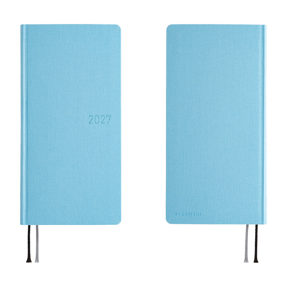 2027 Hobonichi Weeks MEGA Colors: Sea Glass《ENG/Tall & Slim/MEGA/Jan start》