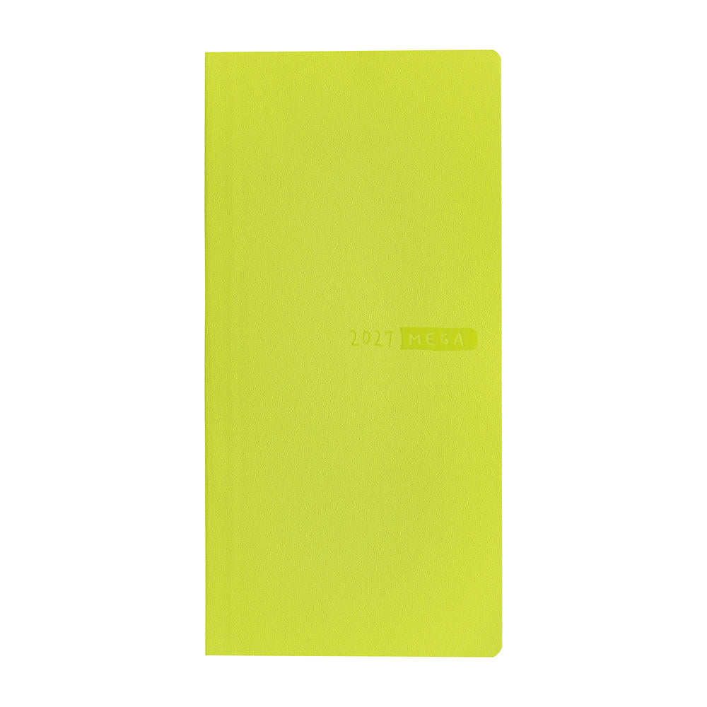 2027 Hobonichi Weeks MEGA Sneaker: Lime Green《ENG/Tall & Slim/MEGA/Jan start》