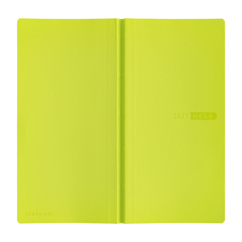 2027 Hobonichi Weeks MEGA Sneaker: Lime Green《ENG/Tall & Slim/MEGA/Jan start》
