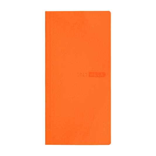 2027 Hobonichi Weeks MEGA Sneaker: Mandarin Orange《ENG/Tall & Slim/MEGA/Jan start》