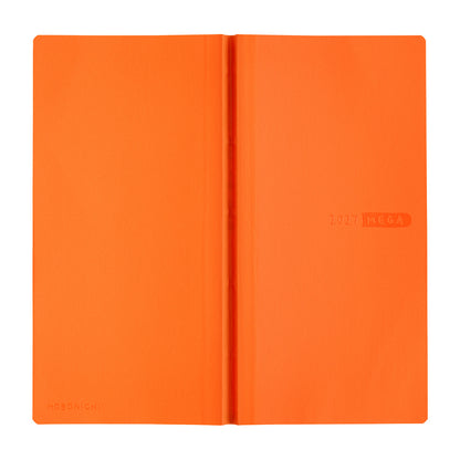 2027 Hobonichi Weeks MEGA Sneaker: Mandarin Orange《ENG/Tall & Slim/MEGA/Jan start》