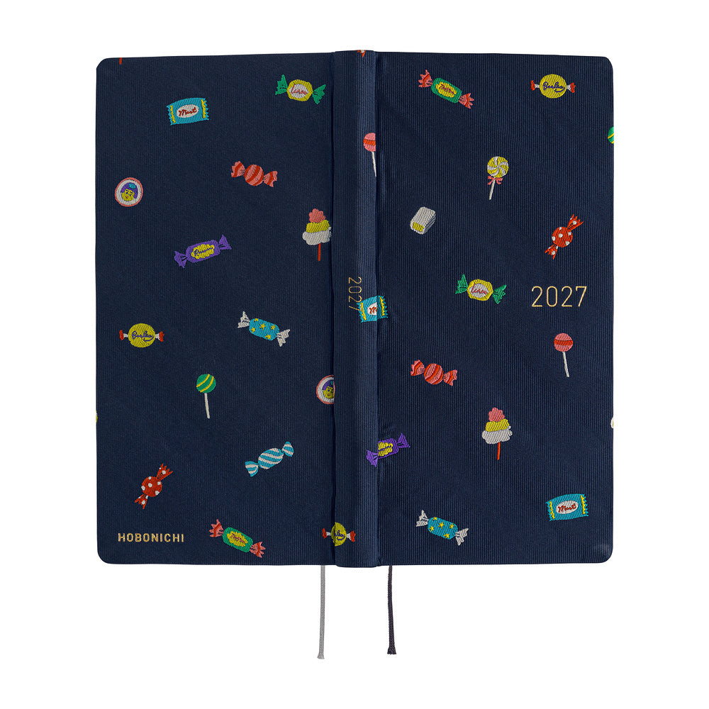 2027 Hobonichi Weeks MEGA Bow & Tie: Candy Dream《ENG/Tall & Slim/MEGA/Jan start》
