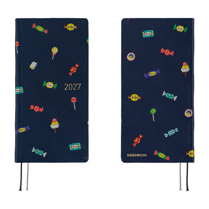 2027 Hobonichi Weeks MEGA Bow & Tie: Candy Dream《ENG/Tall & Slim/MEGA/Jan start》