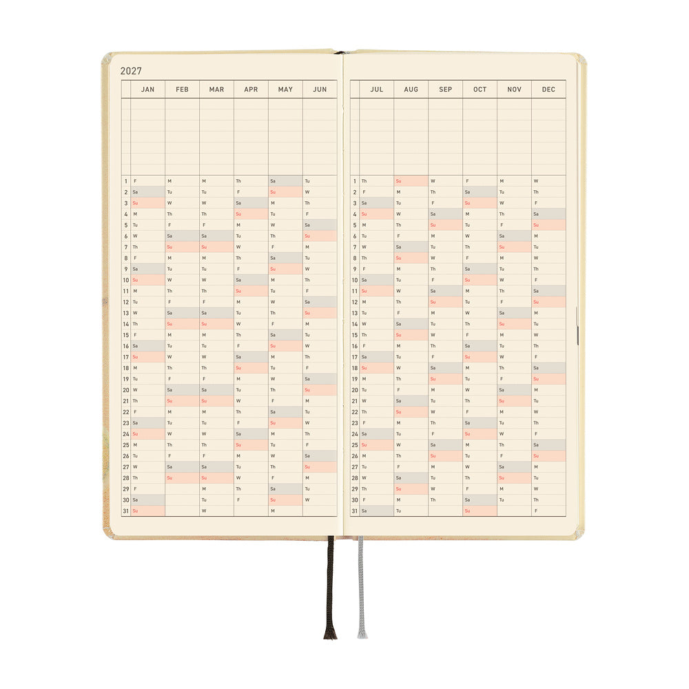 2027 Hobonichi Weeks Akiko Miyakoshi: Once, in Spring《ENG/Tall & Slim/Jan start》