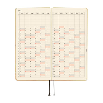 2027 Hobonichi Weeks Akiko Miyakoshi: Once, in Spring《ENG/Tall & Slim/Jan start》