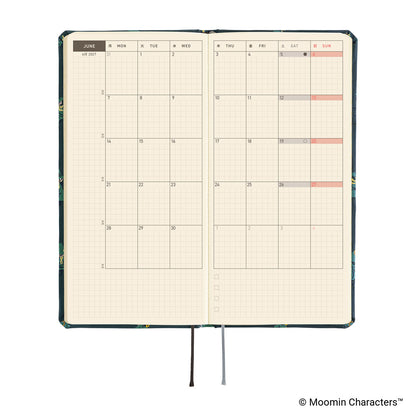 2027 Hobonichi Weeks Moomin: A Day in the Life of Snufkin《ENG/Tall & Slim/Jan start》