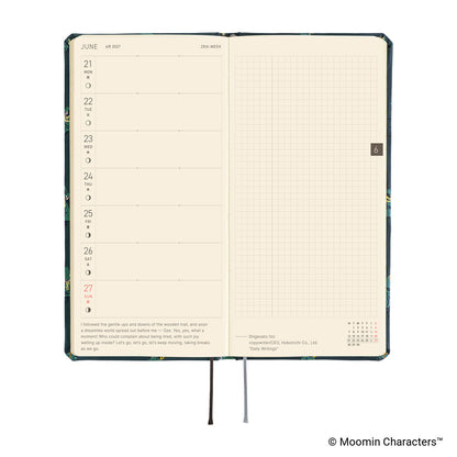 2027 Hobonichi Weeks Moomin: A Day in the Life of Snufkin《ENG/Tall & Slim/Jan start》