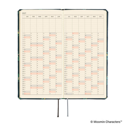 2027 Hobonichi Weeks Moomin: A Day in the Life of Snufkin《ENG/Tall & Slim/Jan start》