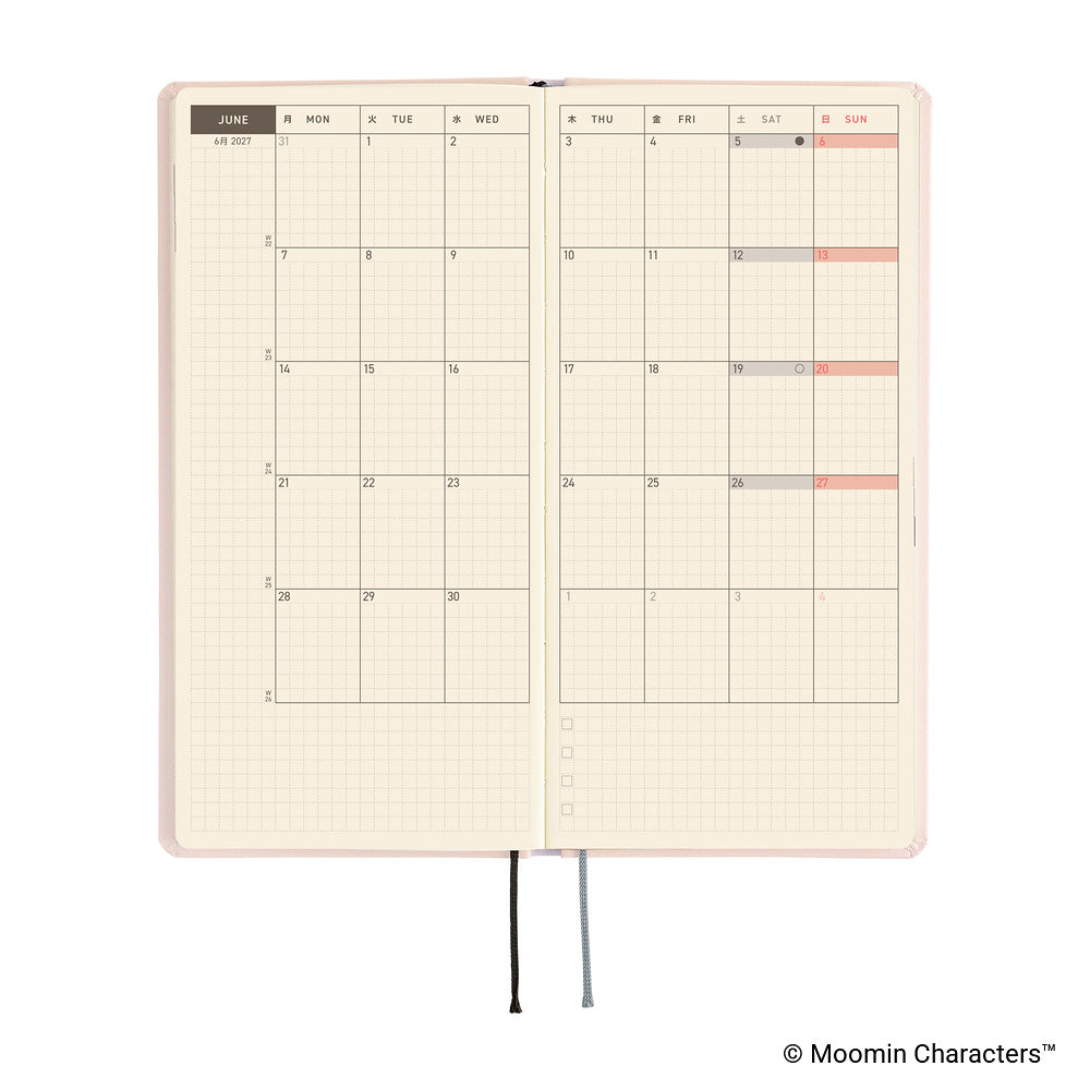 2027 Hobonichi Weeks Moomin: At the Table《ENG/Tall & Slim/Jan start》