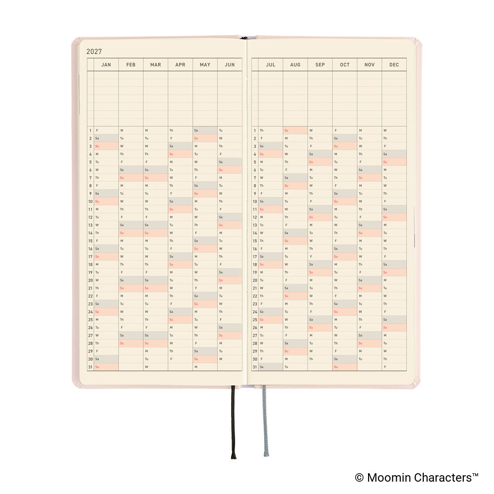 2027 Hobonichi Weeks Moomin: At the Table《ENG/Tall & Slim/Jan start》