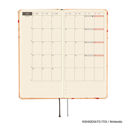 2027 Hobonichi Weeks MOTHER: Mr. Saturn Pattern《ENG/Tall & Slim/Jan start》