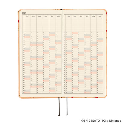 2027 Hobonichi Weeks MOTHER: Mr. Saturn Pattern《ENG/Tall & Slim/Jan start》