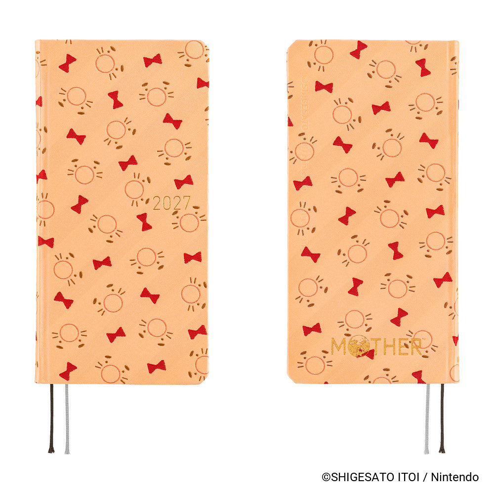 2027 Hobonichi Weeks MOTHER: Mr. Saturn Pattern《ENG/Tall & Slim/Jan start》
