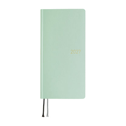 2027 Hobonichi Weeks Paper Series: Frosty Jade《ENG/Tall & Slim/Jan start》