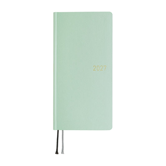 2027 Hobonichi Weeks Paper Series: Frosty Jade《ENG/Tall & Slim/Jan start》