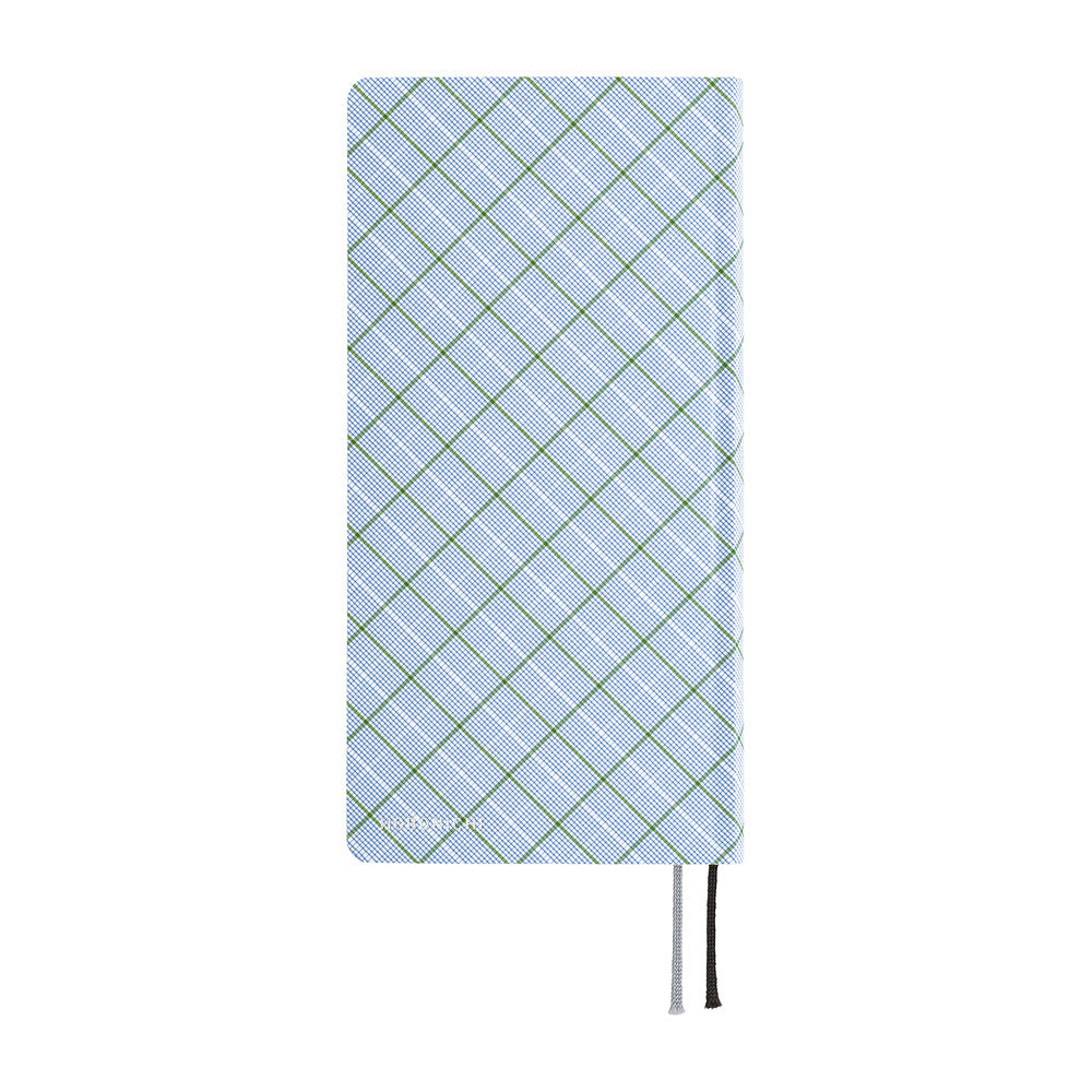 2027 Hobonichi Weeks Shirt Fabric: Graph Plaid《ENG/Tall & Slim/Jan start》