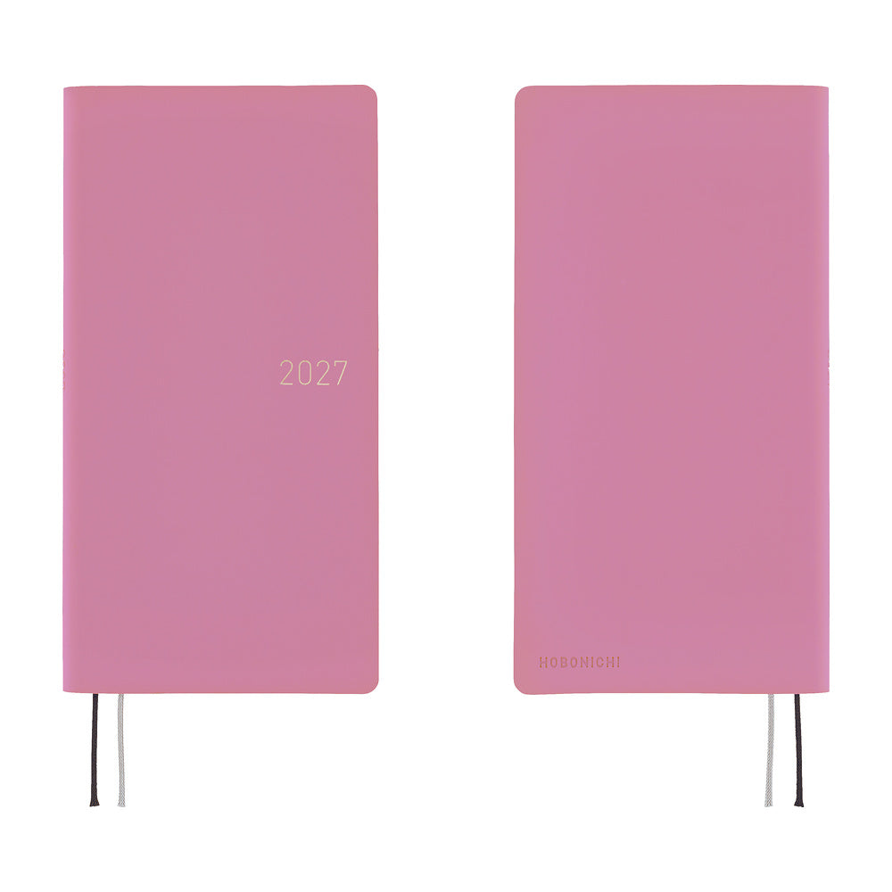 2027 Hobonichi Weeks Smooth: Lavender Milk 《ENG/Tall & Slim/Jan start》