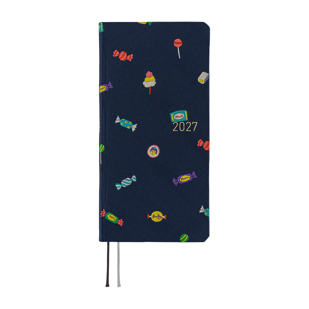 2027 Hobonichi Weeks Bow & Tie: Candy Dream《ENG/Tall & Slim/Jan start》