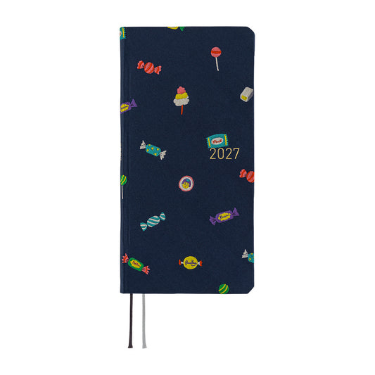 2027 Hobonichi Weeks Bow & Tie: Candy Dream《ENG/Tall & Slim/Jan start》