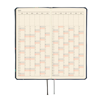 2027 Hobonichi Weeks Bow & Tie: Candy Dream《ENG/Tall & Slim/Jan start》