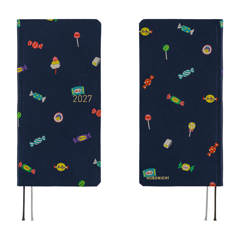 2027 Hobonichi Weeks Bow & Tie: Candy Dream《ENG/Tall & Slim/Jan start》