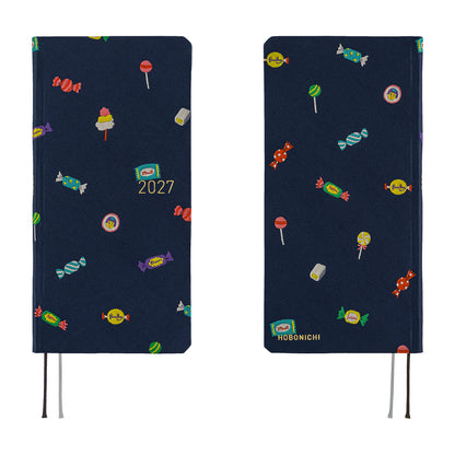 2027 Hobonichi Weeks Bow & Tie: Candy Dream《ENG/Tall & Slim/Jan start》