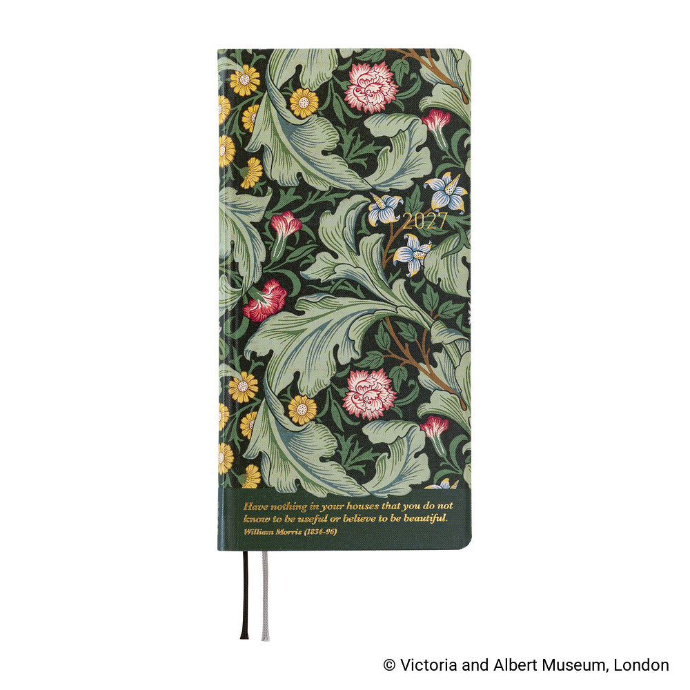 2027 Hobonichi Weeks V&A Series: Leicester《ENG/Tall & Slim/Jan start》
