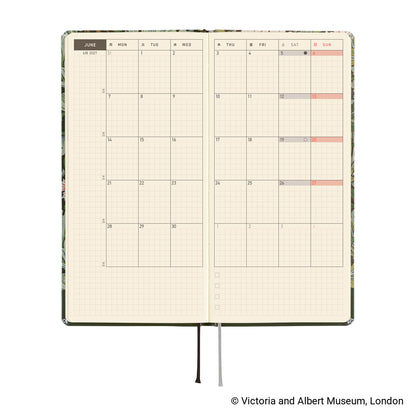 2027 Hobonichi Weeks V&A Series: Leicester《ENG/Tall & Slim/Jan start》