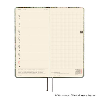 2027 Hobonichi Weeks V&A Series: Leicester《ENG/Tall & Slim/Jan start》