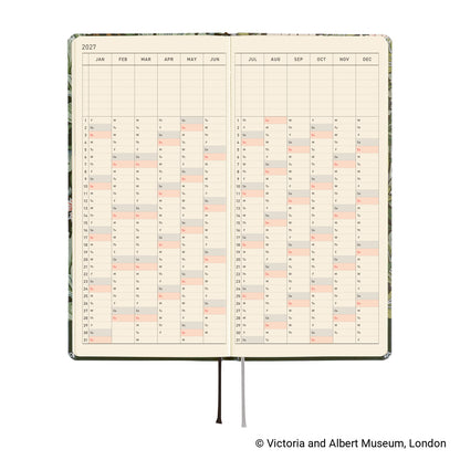 2027 Hobonichi Weeks V&A Series: Leicester《ENG/Tall & Slim/Jan start》