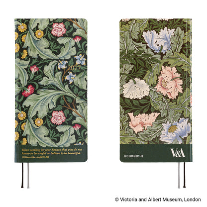 2027 Hobonichi Weeks V&A Series: Leicester《ENG/Tall & Slim/Jan start》