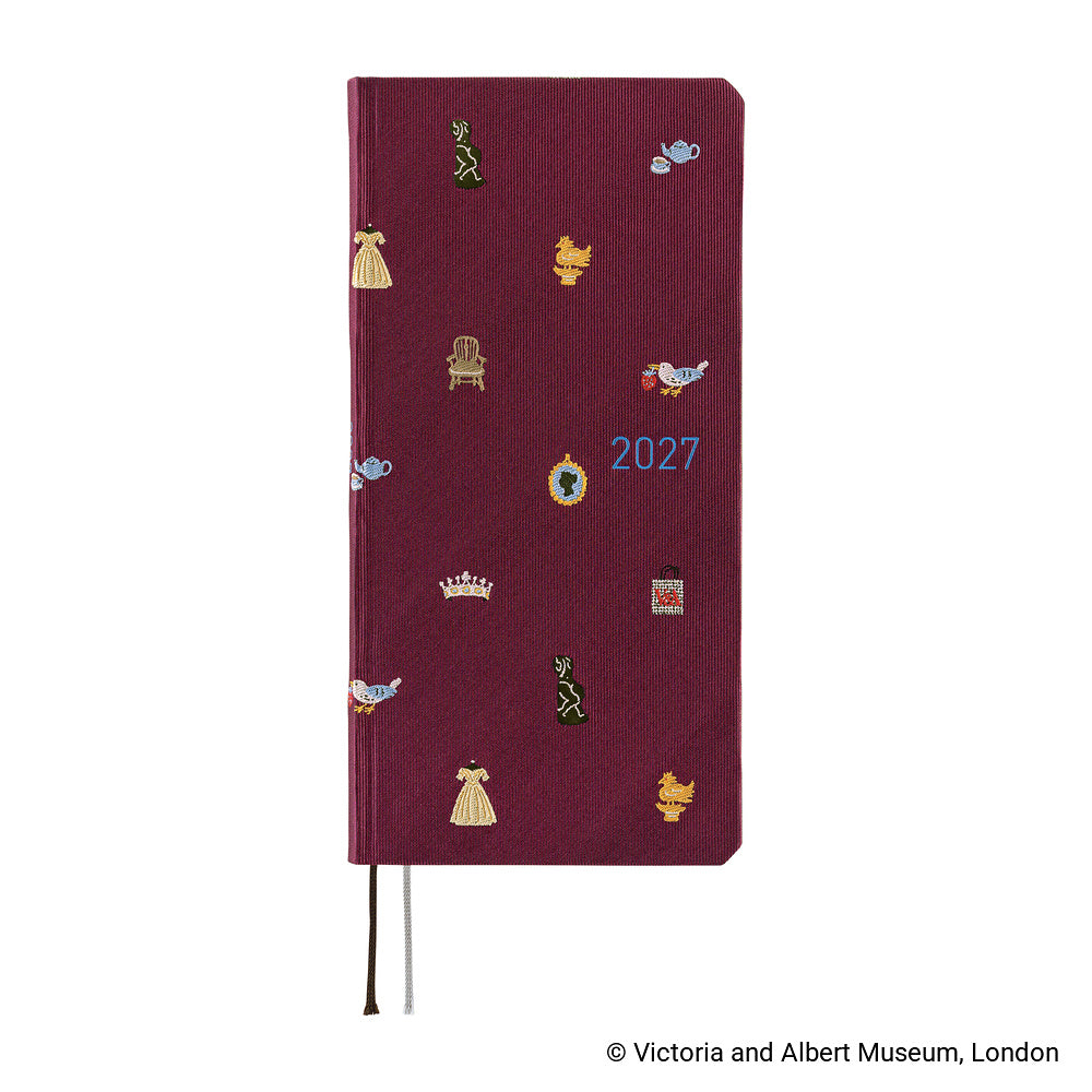 2027 Hobonichi Weeks V&A Series: Welcome to the V&A《ENG/Tall & Slim/Jan start》