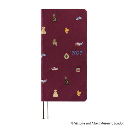 2027 Hobonichi Weeks V&A Series: Welcome to the V&A《ENG/Tall & Slim/Jan start》
