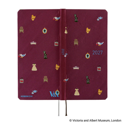 2027 Hobonichi Weeks V&A Series: Welcome to the V&A《ENG/Tall & Slim/Jan start》
