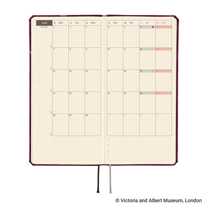 2027 Hobonichi Weeks V&A Series: Welcome to the V&A《ENG/Tall & Slim/Jan start》
