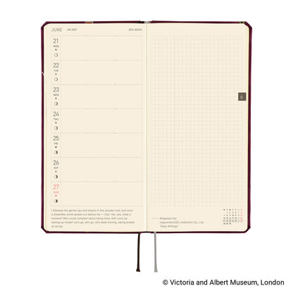 2027 Hobonichi Weeks V&A Series: Welcome to the V&A《ENG/Tall & Slim/Jan start》