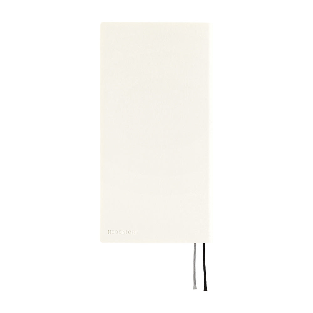 2027 Hobonichi Weeks White Line: Ivory《ENG/Tall & Slim/Jan start》