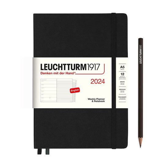 2024 Leuchtturm1917 A5 Planner & Notebook | Black