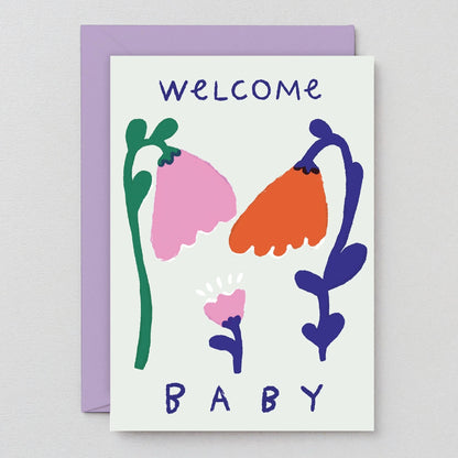 Welcome Baby Greeting Card · Wrap