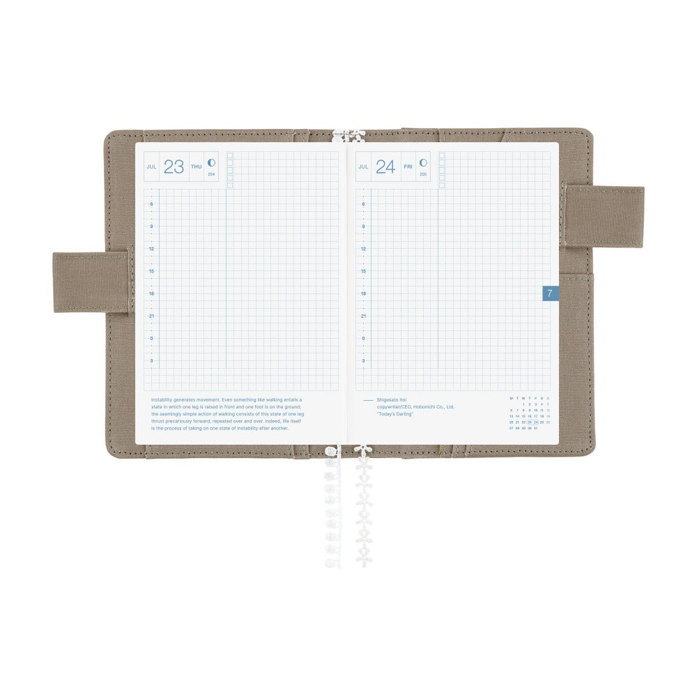 2026 Hobonichi Techo English Original Book + iyo okumi: A Story About Me《January Start | English | A6》