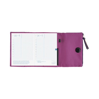 2026 Hobonichi Techo English Original Book + Tragen: Purple  Cover《January Start | English | A6》