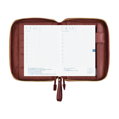 2026 Hobonichi Techo English Original Book + Single Color: Amarone《January Start | English | A6》