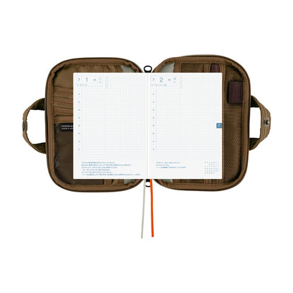 2026 Hobonichi Techo English Original Book + POTR: Stroll (Light Brown) Cover《January Start | English | A6》 (Copy)