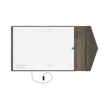 2026 Hobonichi Techo English Cousin Book / Letter Cover《January Start | English | A5》