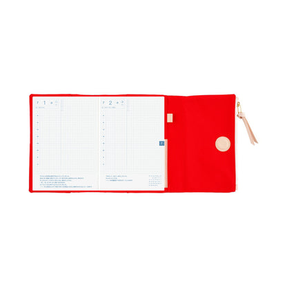 Tragen: Red《A6 Hobonichi Original Cover》