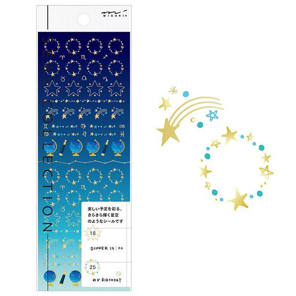 Starry Sky Schedule Sticker Sheet · Midori