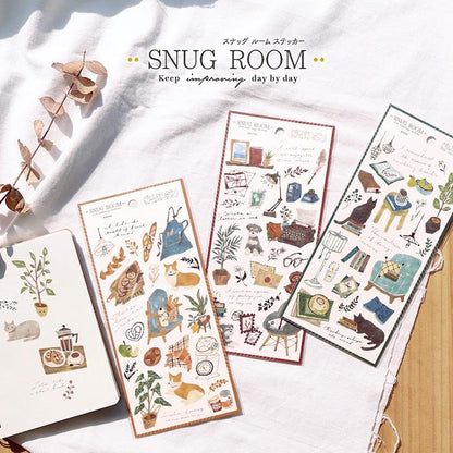 Book Snug Room Series Sticker Sheet · Mind Wave