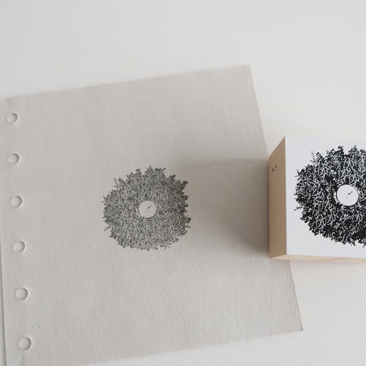 Wreath Rubber Stamp · Yohaku